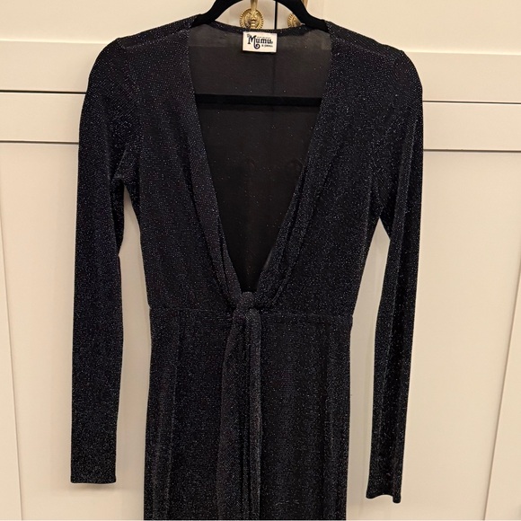 Show Me Your MuMu Black Glitter Jumpsuit - Picture 4 of 5